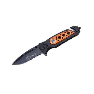 " E.M.T " Rescue Folder Spring Assist Knife 4.5" Closed